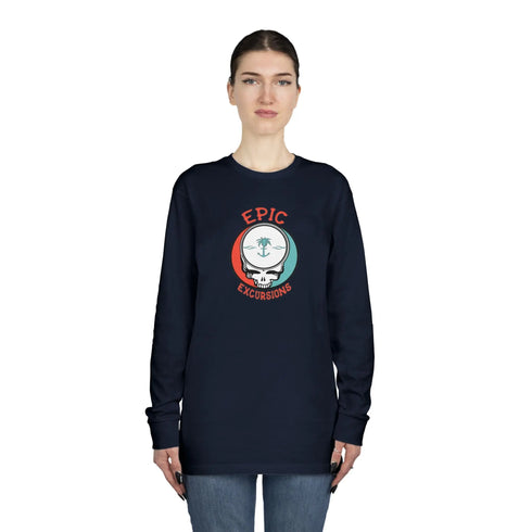 Grateful Dead - Epic Excursions Stealie Long Sleeve Crewneck Tee - StealieShop
