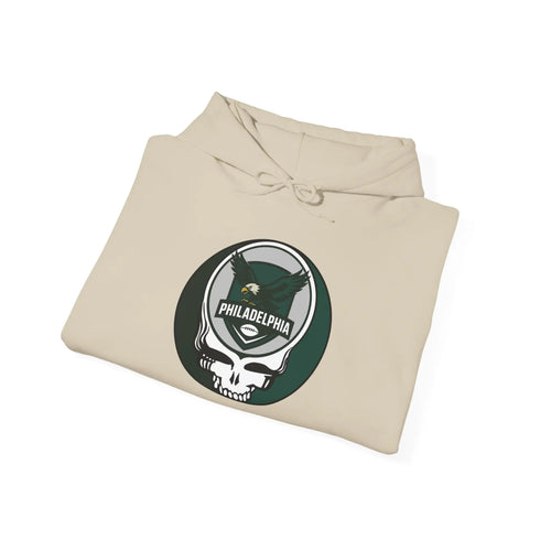 Grateful Dead - Philadelphia Eagles Stealie Grateful Dead Hoodie Sweatshirt - NFL - StealieShop