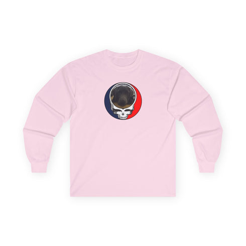 Custom Dog Stealie Grateful Dead Long Sleeve Tee (90)
