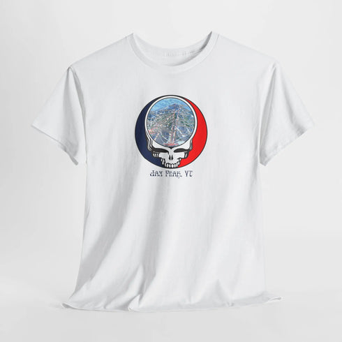 Jay Peak Trail Map Stealie Grateful Dead T-Shirt