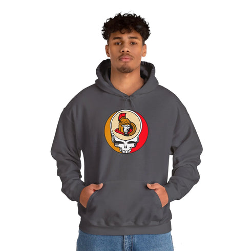 Ottowa Senators Grateful Dead Unisex Heavy Blend Hoodie StealieShop
