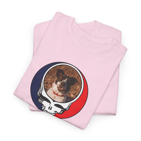 Custom Dog Stealie Unisex Grateful Dead T-Shirt (93)