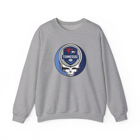 Grateful Dead - Tennessee Titans Grateful Dead Stealie Crewneck Sweatshirt - NFL - StealieShop