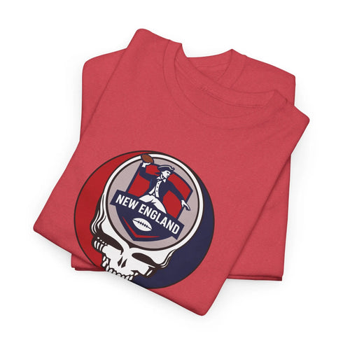 Grateful Dead - New England Patriots Stealie Unisex T-Shirt - NFL - StealieShop