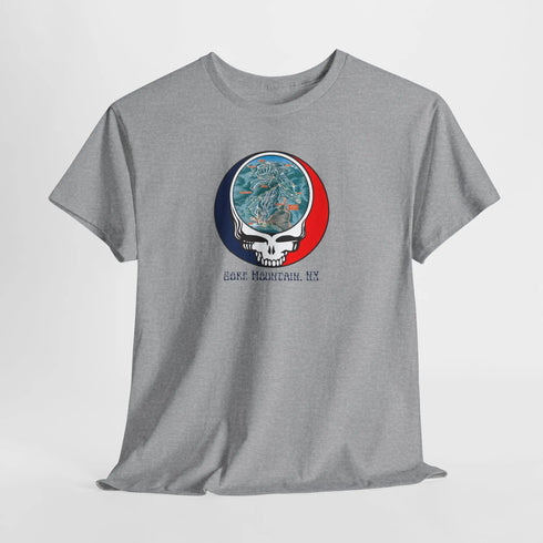 Gore Mountain Trail Map Stealie Grateful Dead T-Shirt