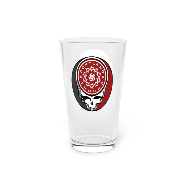 Portland Thorns Grateful Dead Stealie Pint Glass, 16oz - StealieShop