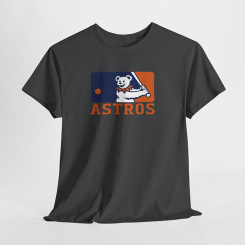 Houston Astros Original Dancing Bear MLB Grateful Dead T-Shirt