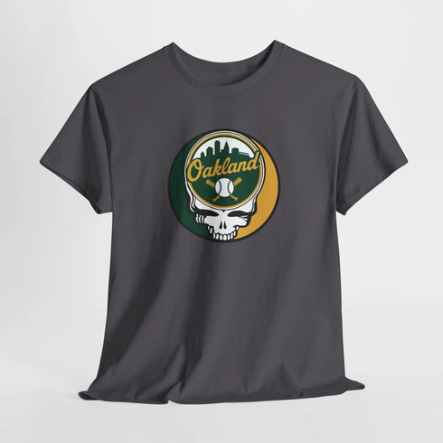 Grateful Dead - Oakland A's Grateful Dead T-Shirt - MLB - Athletics - StealieShop