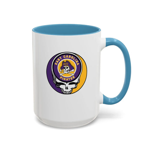 East Carolina University Pirates Grateful Dead Stealie Coffee Mug (11oz or 15oz) - StealieShop