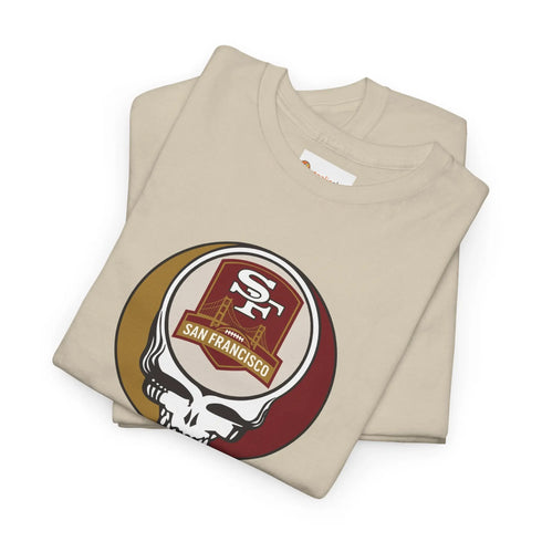 Grateful Dead - San Francisco 49ers Grateful Dead Steal Your Face T-Shirt - NFL - StealieShop