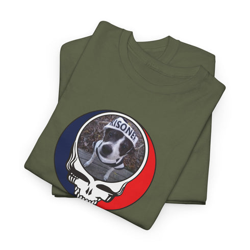 Custom Dog Stealie Unisex Grateful Dead T-Shirt (48)