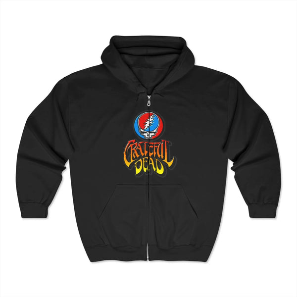Grateful Dead Unisex Heavy BlendFull Zip Hooded Sweatshirt StealieShop