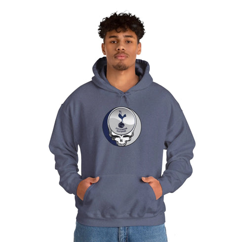 Tottenham Hotspur Grateful Dead Unisex Heavy Blend Hoodie - Hooded Sweatshirt - StealieShop