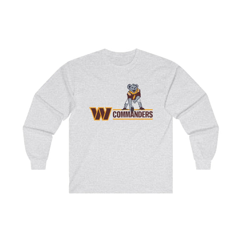 Washington Commanders Dancing Bear Long Sleeve Tee - NFL - StealieShop
