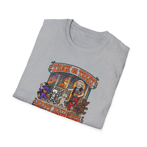 Trick-Or-Treating at Jerry's Place Halloween Stealie T-Shirt