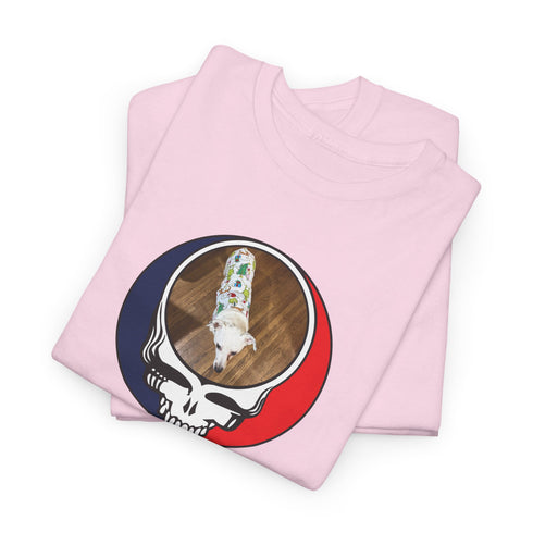 Custom Dog Stealie Unisex Grateful Dead T-Shirt (118)