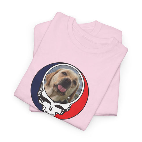 Custom Dog Stealie Unisex Grateful Dead T-Shirt (125)