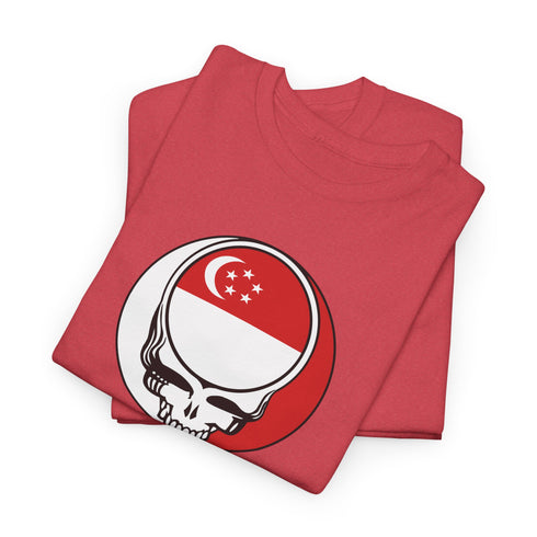 Singapore Flag Stealie Unisex Grateful Dead T-Shirt