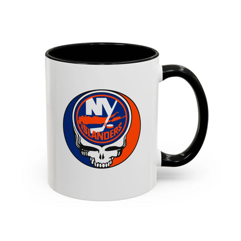 New York Islanders Grateful Dead Stealie Coffee Mug (11oz or 15oz) - StealieShop