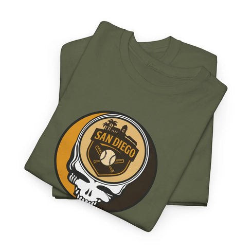 Grateful Dead - San Diego Padres Stealie grateful Dead T-Shirt - MLB - StealieShop