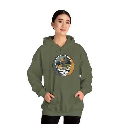 New Hampshire Stealie Unisex Heavy Blend Hoodie