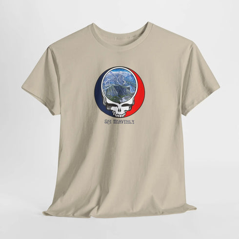 Ski Heavenly Trail Map Stealie Grateful Dead T-Shirt