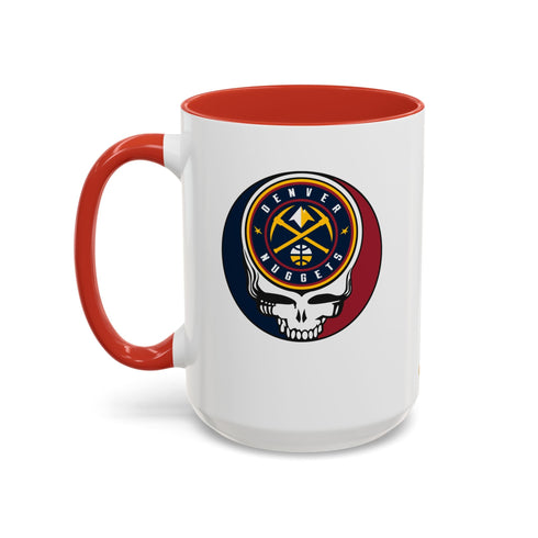 Grateful Dead - Denver Nuggets Grateful Dead Stealie Coffee Mug (11oz or 15oz) - StealieShop