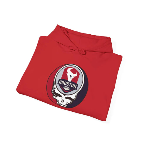 Grateful Dead - Houston Texans Stealie Grateful Dead Hooded Sweatshirt - NFL - StealieShop