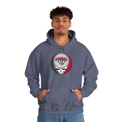 University of Wisconsin Grateful Dead Unisex Heavy Blend Hoodie StealieShop