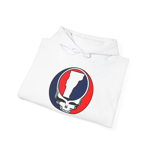 Vermont Map Stealie Grateful Dead Hoodie