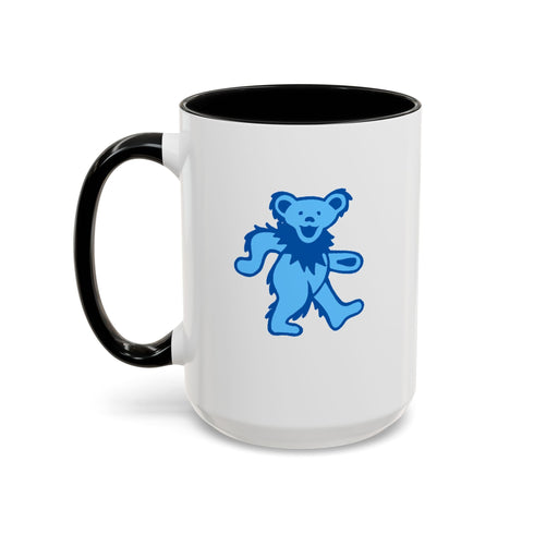 Grateful Dead - Blue Dancing Bear Stealie Coffee Mug - StealieShop