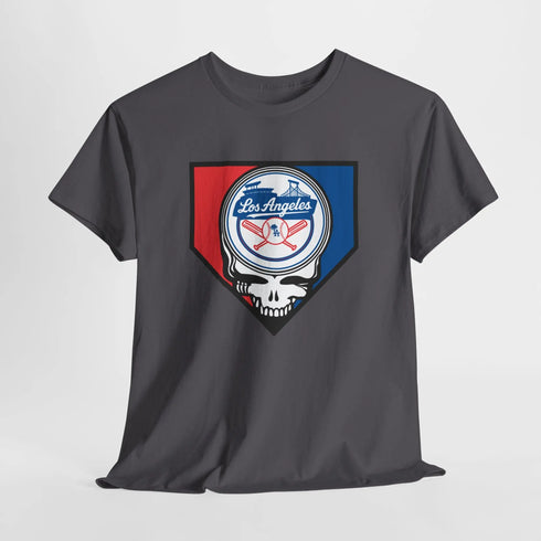 Grateful Dead - Home Run Collection: Los Angeles Edition Grateful Dead Steal Your Face T-Shirt - MLB - StealieShop