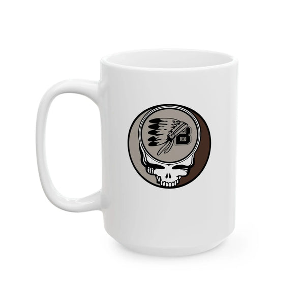 Grateful Dead - St. Bonaventure Throwback Stealie Ceramic Mug, (11oz, 15oz) - StealieShop