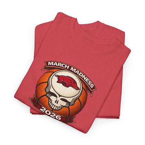 Arkansas March Madness 2026 Basketball Stealie T-shirt