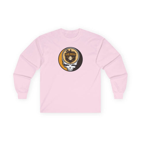 Grateful Dead - San Diego Padres Stealie Grateful Dead Long Sleeve Tee - MLB - StealieShop