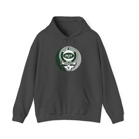 New York Jets Logo Stealie Grateful Dead Hoodie