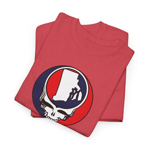 Rhode Island Map Stealie Grateful Dead T-Shirt