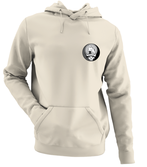 Bowdoin - Premium Grateful Dead Left Chest Hoodie - Sand - 3