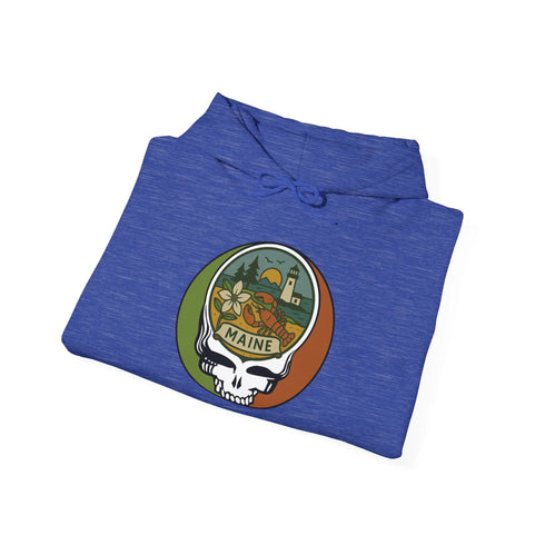Grateful Dead - Maine State Stealie Unisex Heavy Blend Hoodie - StealieShop