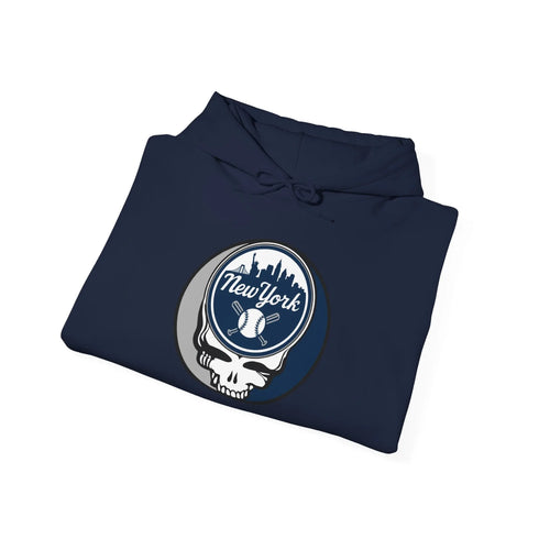 Grateful Dead - Yankees Classic Stealie Unisex Heavy Blend Hoodie - MLB - StealieShop