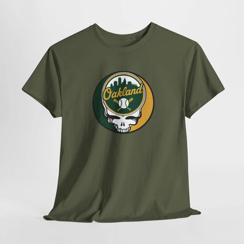 Grateful Dead - Oakland A's Grateful Dead T-Shirt - MLB - Athletics - StealieShop
