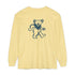 Grateful Dead - Grateful Dead Dancing Bear Two-Sided Vineyard Collection Garment-Dyed Long Sleeve T-Shirt - StealieShop