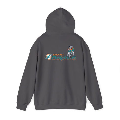 Miami Dolphins Dancing Bear Unisex Hoodie - NFL - StealieShop