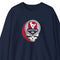 Grateful Dead - Houston Texans Grateful Dead Stealie Crewneck Sweatshirt - NFL - StealieShop