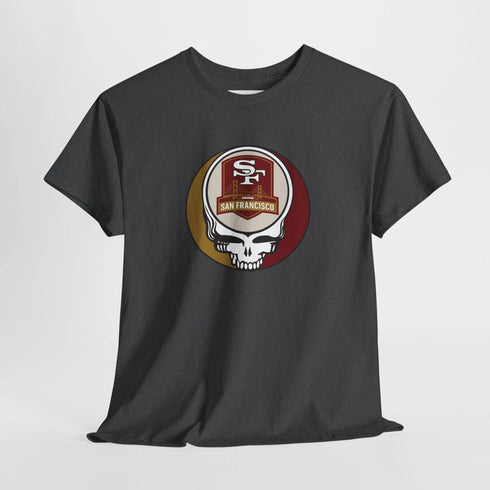 Grateful Dead - San Francisco 49ers Grateful Dead Steal Your Face T-Shirt - NFL - StealieShop