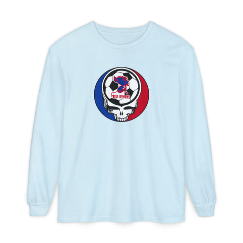 DePaul Billy Blue Garment-Dyed Long Sleeve T-Shirt