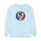 DePaul Billy Blue Garment-Dyed Long Sleeve T-Shirt
