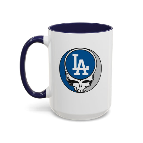 Grateful Dead - The Ballpark Collection: Los Angeles Baseball Edition Grateful Dead Stealie Coffee Mug - StealieShop