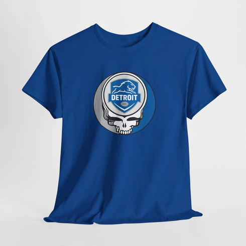 Grateful Dead - Detroit Lions Grateful Dead Steal Your Face T-Shirt - NFL - StealieShop
