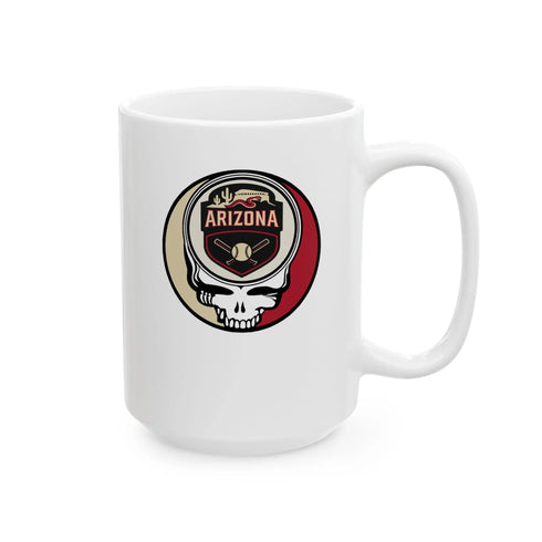 Grateful Dead - Arizona Diamondbacks Stealie Ceramic Mug - MLB - StealieShop